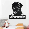 Personalized Curly-coated Retriever Metal Sign, Dog Metal Wall Art, Dog Metal Wall Decor, Custom Curly-coated Retriever Dog, Custom Dog