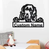 Personalized English Cocker Spaniel Metal Sign, Dog Metal Wall Art, Dog Metal Wall Decor, Custom English Cocker Spaniel Dog, Custom Dog