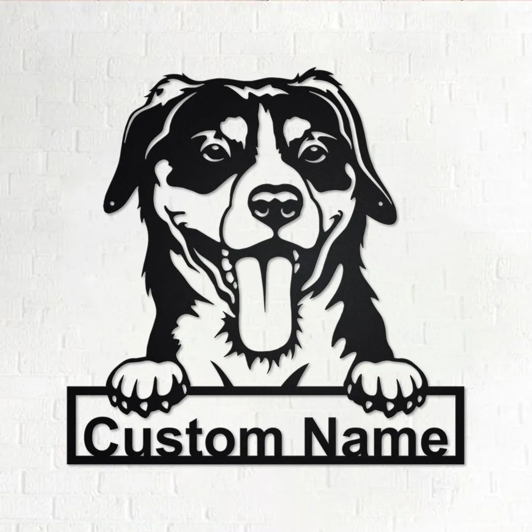 il_fullxfull.3309977722_lnr7.webp Personalized Entlebucher Mountain Metal Sign | Entlebucher Mountain Metal Wall Art | Dog Metal Wall Decor | Custom Entlebucher Mountain Dog