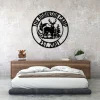 Deer Camp Sign, New Deer Antler Decor, Deer Hunter Gift, Deer Camp Sign, Christmas Gift For Him, Deer Name Metal Sign, Fathers Day Gift