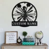 Custom Cheerleader Metal Sign, Personalized Cheerleader Name Sign Decoration For Room, Cheerleader Home Decor, Cheerleader Metal Wall Art