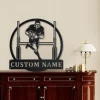 Personalized Rugby Union Sport Metal Sign Art, Custom Rugby Union Sport Metal Sign, Skeleton Rugby Gift, Decor Decoration, Birthday Gift