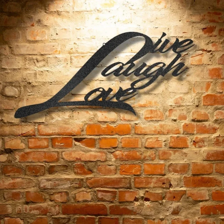 Live Laugh Love - Steel Sign