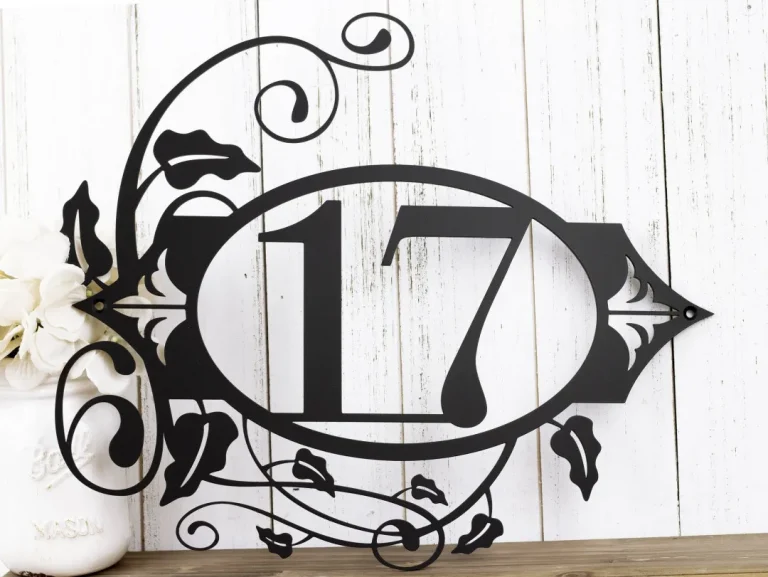 Custom Metal House Number, House Number Metal Sign, House Numbers Sign, Custom House Number Metal Sign, Outdoor Sign