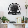 Personalized Porcupine Monogram Metal Sign Art, Custom Porcupine Metal Sign, Hobbie Gifts, Animal Gift, Birthday Gift