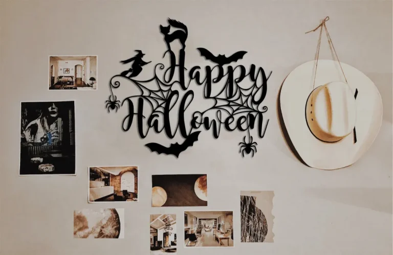 Happy Halloween Sign, Halloween Decorations, Witches Dancing, Halloween Wall Decor, Halloween Wall Art, Witch Decor, Trick Or Treat