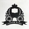 Custom Carriage Metal Wall Art, Personalized Carriage Name Sign Decoration For Room, Carriage Home Decor, Custom Carriage, Carriage