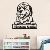 Custom Great Pyrenees Dog Metal Wall Art, Personalized Great Pyrenees Name Sign Decoration For Room, Great Pyrenees Home Decor, Custom Dog