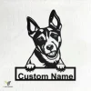 Custom Rat Terrier Dog Metal Wall Art, Personalized Rat Terrier Name Sign Decoration For Room, Rat Terrier Home Decor,custom Rat Terrier Dog
