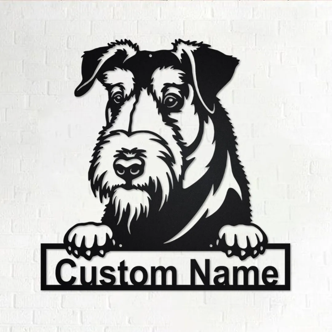 il_fullxfull.3430565082_swho.webp Custom Velshterer Dog Metal Wall Art, Personalized Velshterer Name Sign Decoration For Room, Velshterer Home Decor, Custom Velshterer Dog