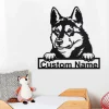 Custom West Siberian Laika Dog Metal Wall Art, Personalized West Siberian Laika Name Sign Decoration For Room,west Siberian Laika Home Decor