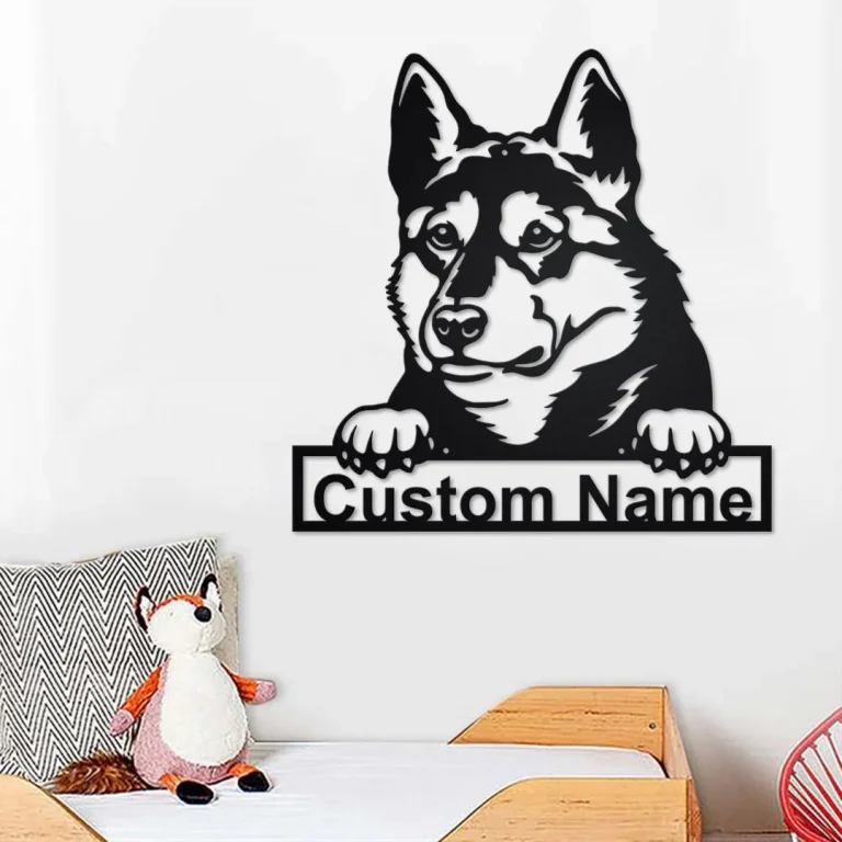 Custom West Siberian Laika Dog Metal Wall Art, Personalized West Siberian Laika Name Sign Decoration For Room,west Siberian Laika Home Decor