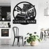 Custom Skid Steer Loader Metal Wall Art, Personalized Skid Steer Loader Name Sign Decoration For Room, Skid Steer Loader Home Decor