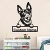 Custom Rat Terrier Dog Metal Wall Art, Personalized Rat Terrier Name Sign Decoration For Room, Rat Terrier Home Decor,custom Rat Terrier Dog