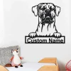 Custom Tosa Inu Dog Metal Wall Art, Personalized Tosa Inu Dog Name Sign Decoration For Room, Tosa Inu Dog Home Decor, Custom Dog, Tosa Inu