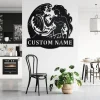 Custom Mermaid Metal Wall Art, Personalized Mermaid Name Sign Decoration For Room, Mermaid Home Decor, Custom Mermaid, Mermaid Lover Gift