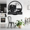 Custom Cab Over Truck Metal Wall Art, Personalized Truck Driver Name Sign Decoration For Room,cab Over Truck Home Decor,custom Truck Driver