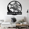 Custom Quad Biker Atv Metal Wall Art, Personalized Quad Biker Name Sign Decoration For Room, Quad Biker Metal Home Decor, Custom Quad Biker