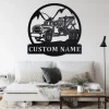 Custom Tow Truck Metal Wall Art, Personalized Tow Truck Name Sign Decoration For Room, Tow Truck Metal Home Decor, Custom Tow Truck