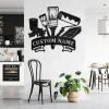 Custom Wall Painting Tools Metal Wall Art, Personalized Painter Name Sign Decoration For Room, Wall Painting Metal Home Decor,custom Painter
