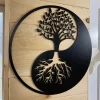 Ying Yang Tree Of Life- Metal Tree Of Life - Ying Yang - Metal Ying Yang Sign - Metal Tree Of Life Sign - Christmas Gift - Metal Wall Decor