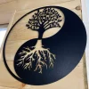 Ying Yang Tree Of Life- Metal Tree Of Life - Ying Yang - Metal Ying Yang Sign - Metal Tree Of Life Sign - Christmas Gift - Metal Wall Decor