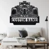 Custom Auto Racer Metal Wall Art, Personalized Auto Racer Name Sign Decoration For Room, Auto Racer Home Decor, Custom Auto Racer,auto Racer