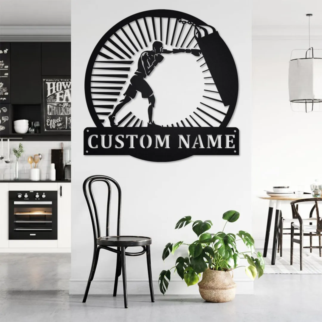 il_fullxfull.3564700354_g622.webp Custom Boxing Metal Wall Art, Personalized Boxing Name Sign Decoration For Room, Boxing Home Decor, Custom Boxing, Boxing Metal Wall Decor