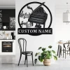 Custom Harpsichord Musical Instrument Metal Wall Art, Personalized Harpsichord Name Sign Decoration For Room, Harpsichord Metal Home Decor