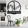 Custom Lute Musical Instrument Metal Wall Art, Personalized Lute Name Sign Decoration For Room, Lute Metal Home Decor, Custom Lute