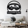 Custom Ski Goggles Metal Wall Art, Personalized Skier Name Sign Decoration For Room, Ski Goggles Home Decor, Custom Ski Goggles, Skier Gift