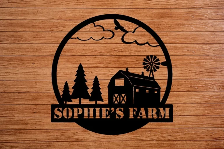 Custom Barn Sign,barn Sign, Metal Farm Sign ,barn - Personalized Family Name Metal Sign,farmhouse Decor, Metal Ranch Sign, Metal Farm Sign