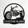 Custom Trike Motorbike Metal Wall Art, Personalized Trike Motorbike Name Sign Decoration For Room, Biker Home Decor, Custom Trike Motorbike
