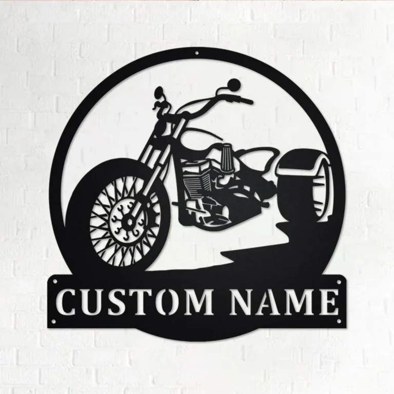 Custom Trike Motorbike Metal Wall Art, Personalized Trike Motorbike Name Sign Decoration For Room, Biker Home Decor, Custom Trike Motorbike
