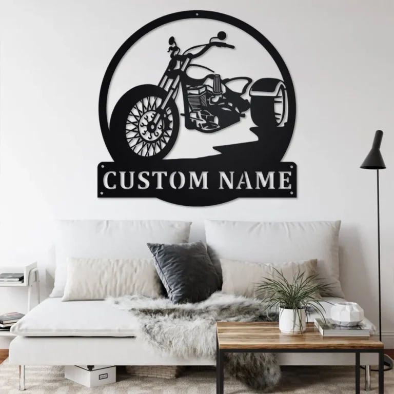 Custom Trike Motorbike Metal Wall Art, Personalized Trike Motorbike Name Sign Decoration For Room, Biker Home Decor, Custom Trike Motorbike