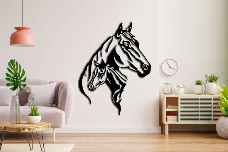 Custom Horse Metal Sign - Metal Horse Decor - Ranch Metal Wall Art - Farmhouse Decor - Addressing Metal Decor - Outdoor Decor - Rustic Sign