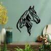 Custom Horse Metal Sign - Metal Horse Decor - Ranch Metal Wall Art - Farmhouse Decor - Addressing Metal Decor - Outdoor Decor - Rustic Sign