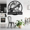 Custom Sitar Musical Instrument Metal Wall Art, Personalized Sitar Name Sign Decoration For Room, Sitar Home Decor, Custom Sitar, Sitar