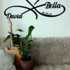 Custom Couple Metal Sign, Couple Infinity Name Sign , Custom Metal Sign, Metal Art, Anniversary Gift, Newly Engaged Gift, Housewarming Gift