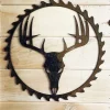 Deer Skull Sawblade - Metal Deer Skull Sign - Gift For Him - Hunting Sign - Cabin Sign- Sawblade Sign - Custom Sawblade Sign - Fathers Day