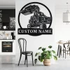 Custom Excavator Construction Metal Wall Art, Personalized Excavator Name Sign Decoration For Room, Excavator Home Decor, Custom Excavator