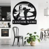 Custom Golfer Metal Wall Art, Personalized Golfer Name Sign Decoration For Room, Golfing Home Decor, Custom Golfer, Golfer Metal Decor