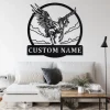 Custom Pegasus Metal Wall Art, Personalized Pegasus Name Sign Decoration For Room, Pegasus Home Decor, Custom Pegasus, Pegasus Metal Decor