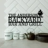 Patio Decor, Gifts Ideas For Dad, Personalized Bbq Grill Sign Metal Wall Art, Grilling Gift, Gift For Him, Outdoor Decor, Gift Sign, Metal