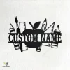 Custom Teacher Split Metal Wall Art, Personalized Teacher Name Sign Decoration For Room, Teacher Home Decor, Custom Teacher, Teacher Gift