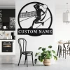 Custom Tennis Male Metal Wall Art, Personalized Tennis Name Sign Decoration For Room, Tennis Home Decor, Custom Tennis, Tennis Lover Gift
