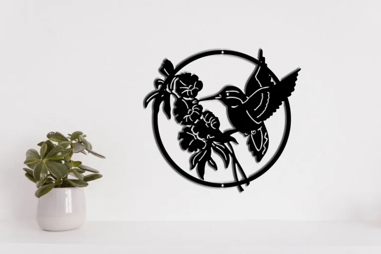 Personalized Humming Bird Metal Signs - Garden Decoration Signs - Outdoor Signs - Metal Yard Art - Garden Stakes Sign - Bird Addressing Sign