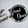 Personalized Welcome To The Patio With Established Date Metal Sign, Custom Metal Patio Sign, Metal Backyard Sign, Metal Last Name Sign