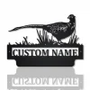 Personalized Pheasant Animal Metal Sign Art, Custom Pheasant Animal Metal Wall Art, Housewarming Outdoor Metal Sign, Job Gift