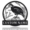 Personalized Bobwhite Bird Monogram Metal Sign Art, Custom Bobwhite Bird Metal Sign, Father's Day Gift, Pets Gift, Birthday Gift